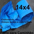 Lona Poly-Lona Forro caminhão 14x4 Azul Polyethileno